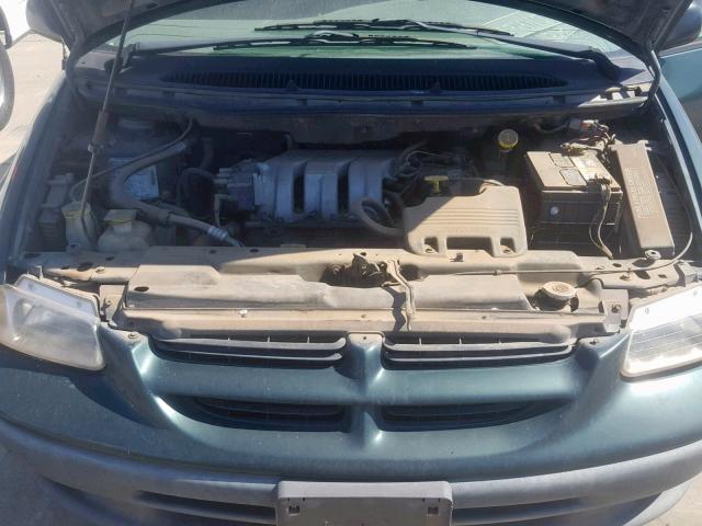 2B4GP25R4XR158853 - 1999 DODGE CARAVAN GREEN photo 7