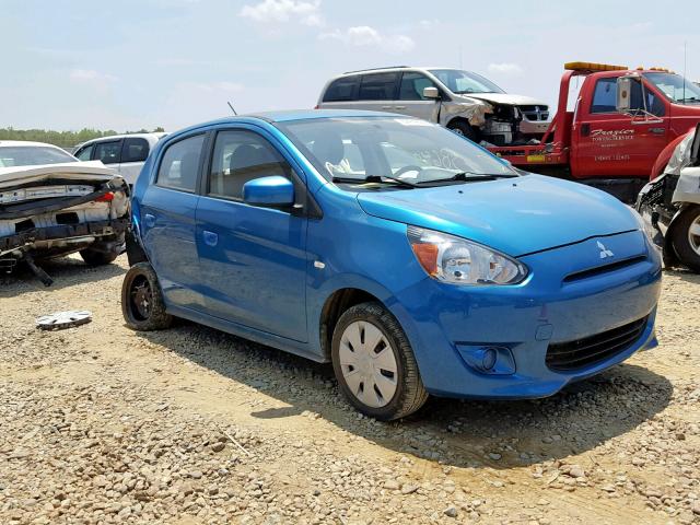 ML32A3HJ9FH051255 - 2015 MITSUBISHI MIRAGE DE BLUE photo 1