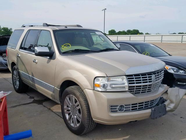 5LMFU27548LJ17319 - 2008 LINCOLN NAVIGATOR TAN photo 1