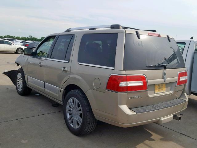 5LMFU27548LJ17319 - 2008 LINCOLN NAVIGATOR TAN photo 3