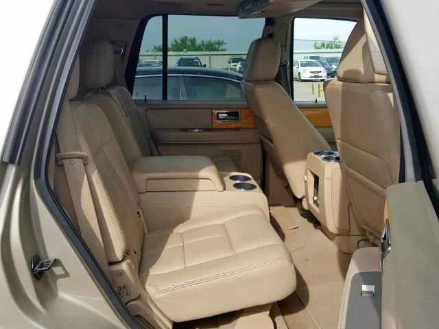 5LMFU27548LJ17319 - 2008 LINCOLN NAVIGATOR TAN photo 6