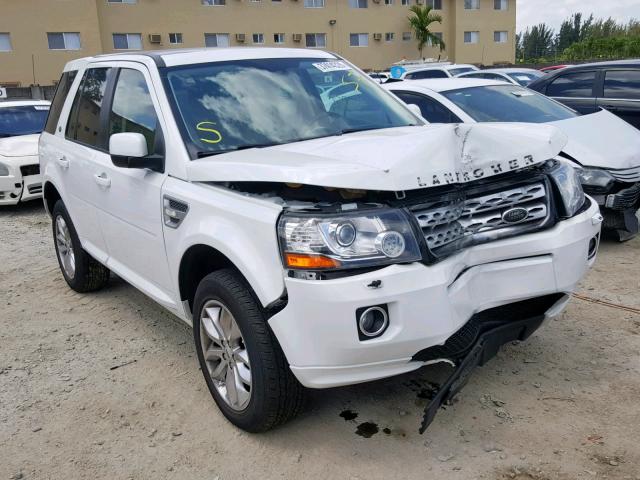 SALFR2BG6EH391100 - 2014 LAND ROVER LR2 HSE WHITE photo 1