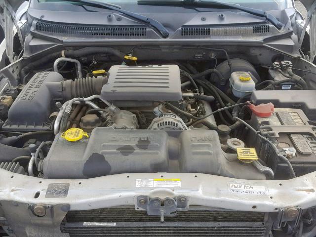 1B8HS58N82F140769 - 2002 DODGE DURANGO SL SILVER photo 7