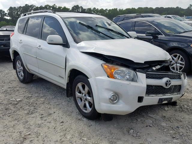 JTMYF4DV1AD026776 - 2010 TOYOTA RAV4 LIMIT WHITE photo 1