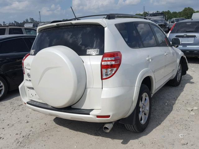 JTMYF4DV1AD026776 - 2010 TOYOTA RAV4 LIMIT WHITE photo 4