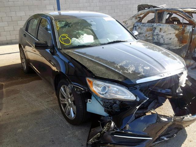 1C3CCBAB0DN669866 - 2013 CHRYSLER 200 LX BLACK photo 1