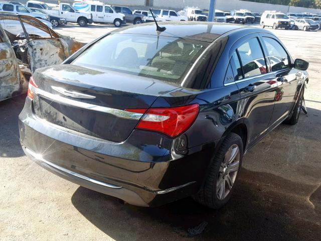 1C3CCBAB0DN669866 - 2013 CHRYSLER 200 LX BLACK photo 4