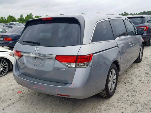 5FNRL5H37GB079530 - 2016 HONDA ODYSSEY SE SILVER photo 4