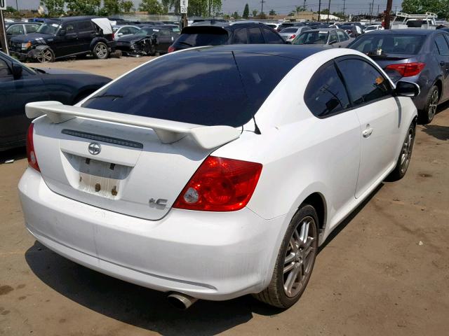 JTKDE167360139490 - 2006 TOYOTA SCION TC WHITE photo 4