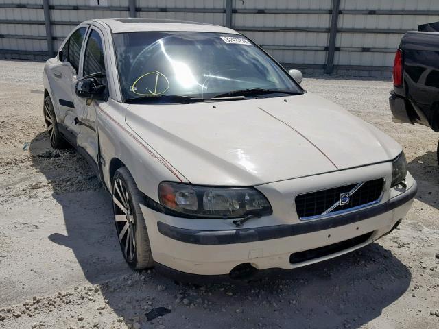 YV1RS61R122185047 - 2002 VOLVO S60 WHITE photo 1