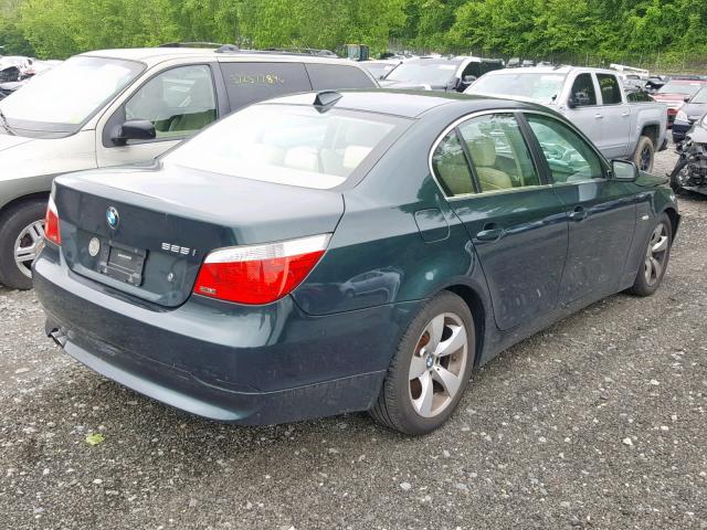 WBANE53537CY07548 - 2007 BMW 525 I GREEN photo 4