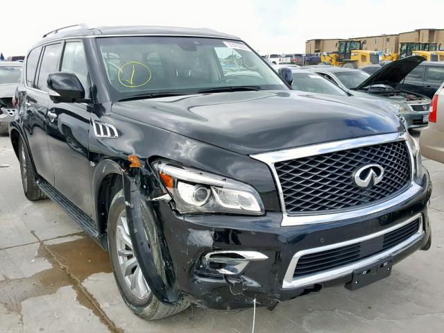 JN8AZ2NF8H9642688 - 2017 INFINITI QX80 BASE BLACK photo 1