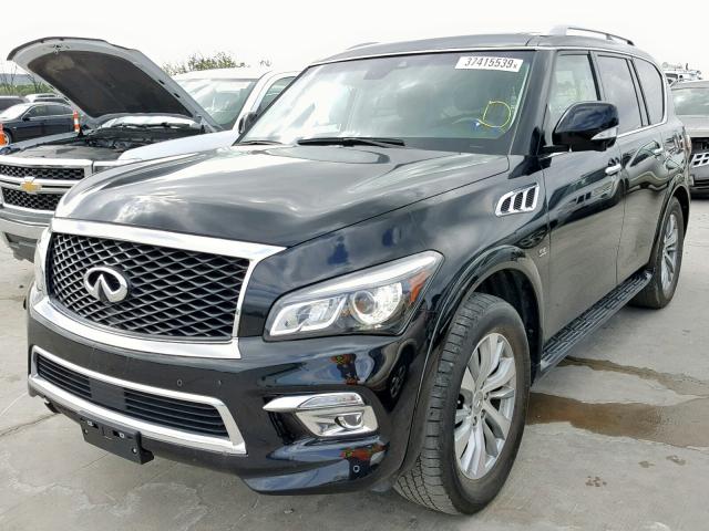 JN8AZ2NF8H9642688 - 2017 INFINITI QX80 BASE BLACK photo 2