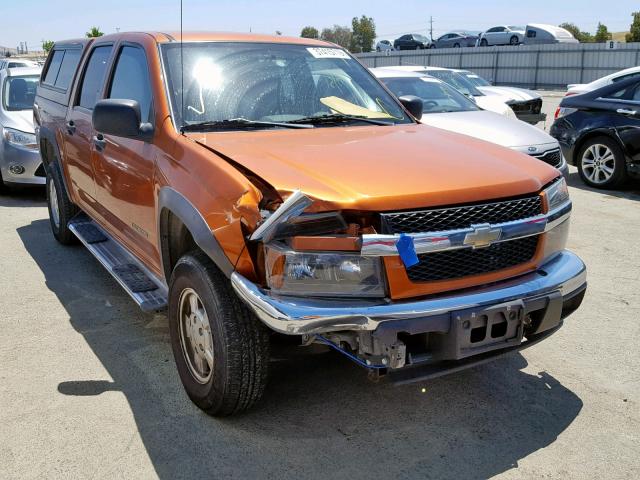 1GCDT136458114719 - 2005 CHEVROLET COLORADO ORANGE photo 1