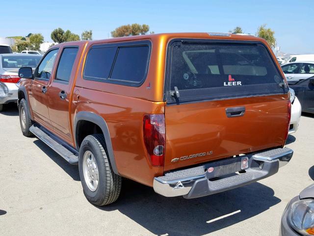 1GCDT136458114719 - 2005 CHEVROLET COLORADO ORANGE photo 3