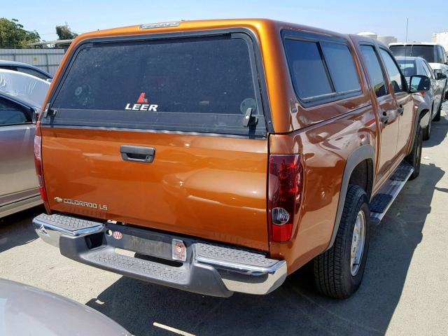 1GCDT136458114719 - 2005 CHEVROLET COLORADO ORANGE photo 4