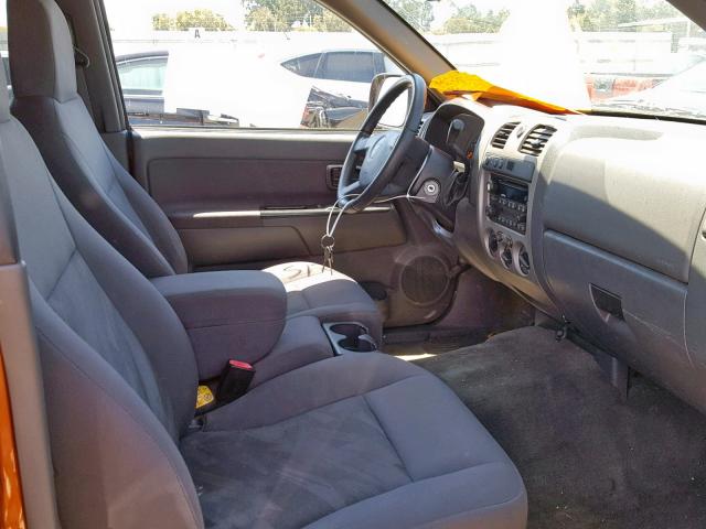 1GCDT136458114719 - 2005 CHEVROLET COLORADO ORANGE photo 5