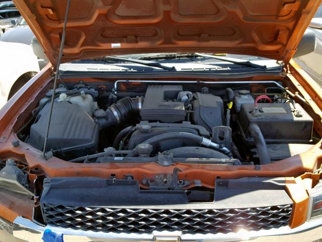 1GCDT136458114719 - 2005 CHEVROLET COLORADO ORANGE photo 7