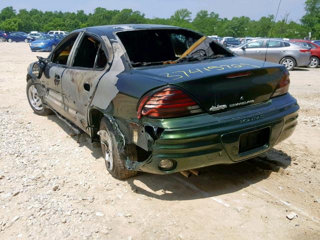1G2NF52T4YM755654 - 2000 PONTIAC GRAND AM S BURN photo 3
