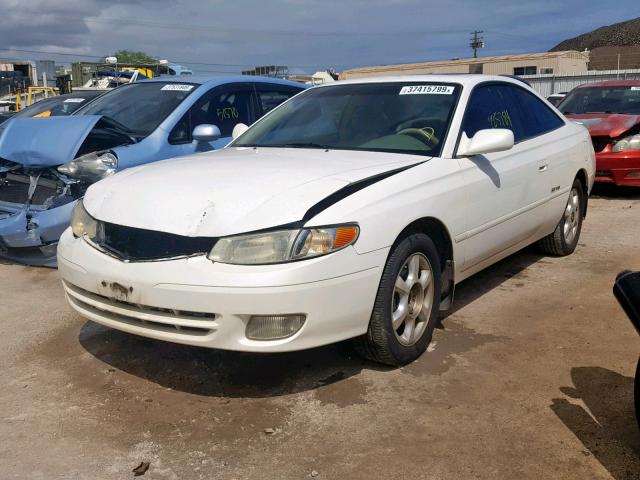 2T1CF22P21C452170 - 2001 TOYOTA CAMRY SOLA WHITE photo 2