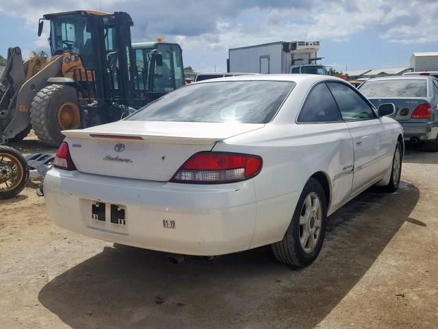 2T1CF22P21C452170 - 2001 TOYOTA CAMRY SOLA WHITE photo 4