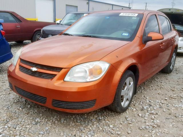 1G1AL55F477265133 - 2007 CHEVROLET COBALT LT ORANGE photo 2