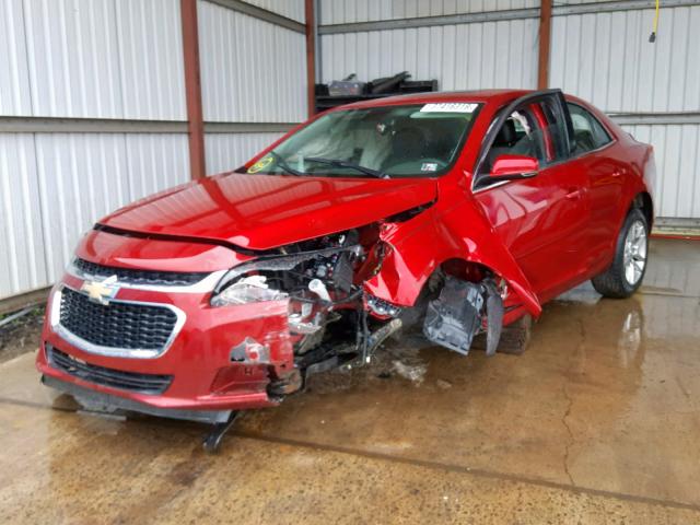 1G11C5SL0EF171621 - 2014 CHEVROLET MALIBU 1LT RED photo 2