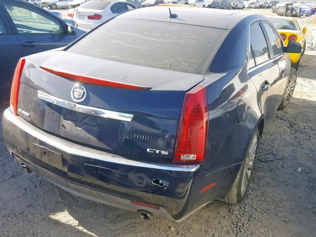 1G6DV57V780178567 - 2008 CADILLAC CTS HI FEA BLUE photo 4