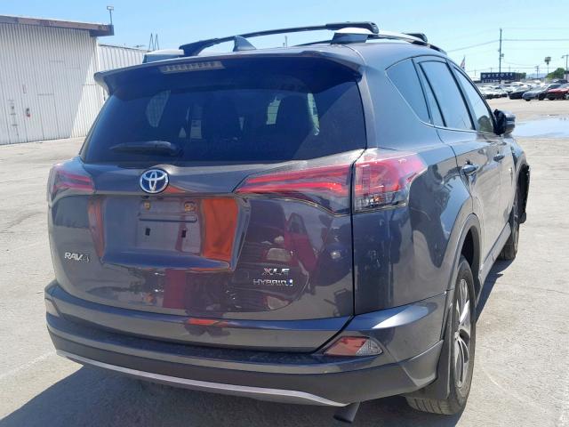 JTMRJREVXHD141756 - 2017 TOYOTA RAV4 HV LE GRAY photo 4