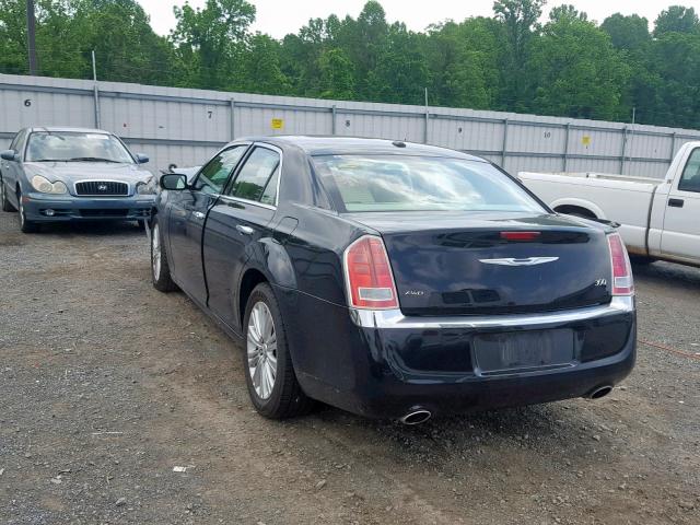 2C3CCAHG9CH313774 - 2012 CHRYSLER 300 LIMITE BLACK photo 3