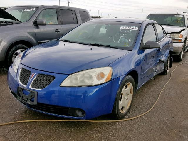 1G2ZF55B564282378 - 2006 PONTIAC G6 SE BLUE photo 2