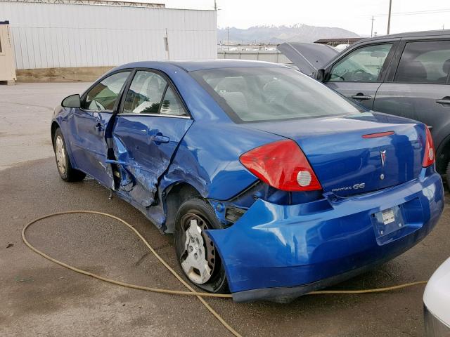 1G2ZF55B564282378 - 2006 PONTIAC G6 SE BLUE photo 3