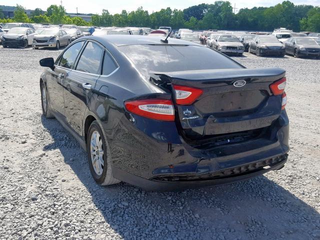 3FA6P0G79GR147474 - 2016 FORD FUSION S BLACK photo 3