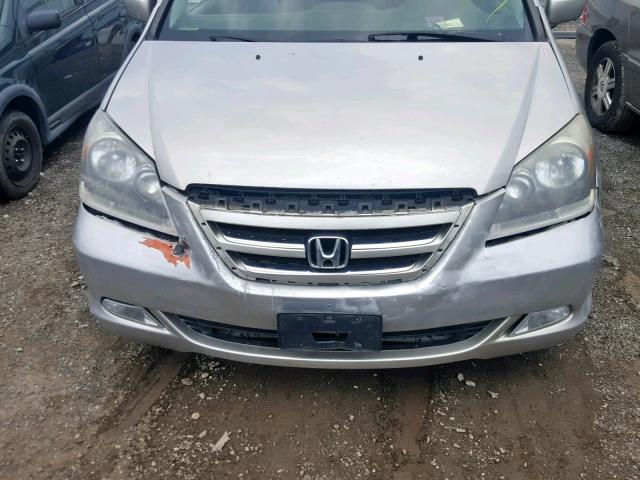 5FNRL38427B402895 - 2007 HONDA ODYSSEY EX SILVER photo 9