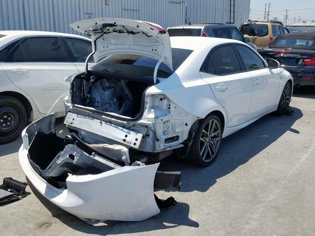 JTHBF1D22F5067671 - 2015 LEXUS IS 250 WHITE photo 4