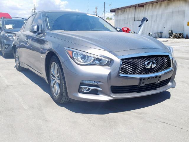 JN1AV7AP4FM790918 - 2015 INFINITI Q50 HYBRID BLUE photo 1