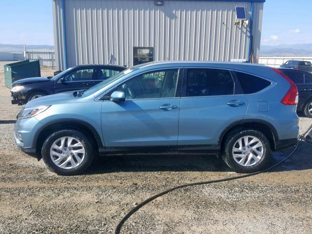 2HKRM4H76GH668001 - 2016 HONDA CR-V EXL BLUE photo 9