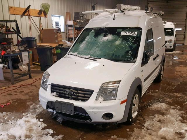 NM0LS7BN6DT134862 - 2013 FORD TRANSIT CO WHITE photo 2