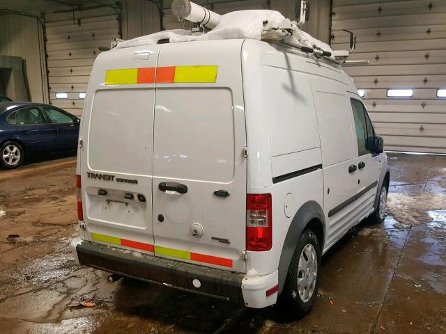 NM0LS7BN6DT134862 - 2013 FORD TRANSIT CO WHITE photo 4