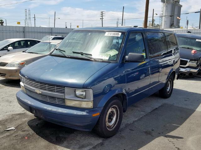 1GNDM19W4YB180612 - 2000 CHEVROLET ASTRO TEAL photo 2