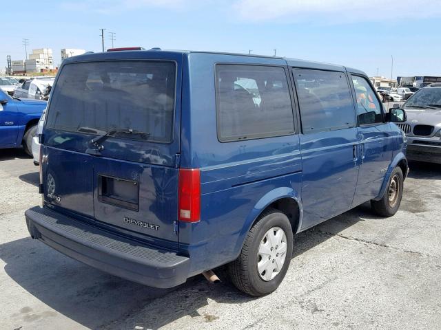 1GNDM19W4YB180612 - 2000 CHEVROLET ASTRO TEAL photo 4