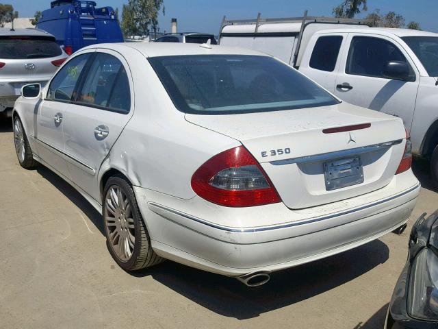 WDBUF56X78B348877 - 2008 MERCEDES-BENZ E 350 WHITE photo 3