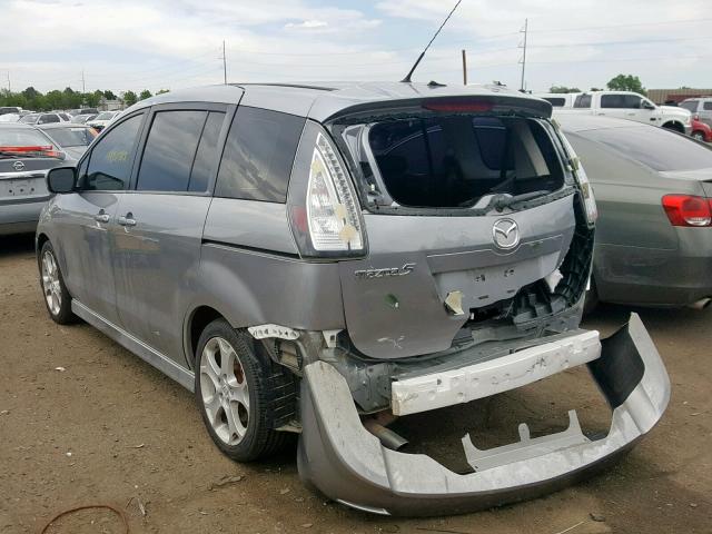 JM1CR2W33A0388343 - 2010 MAZDA 5 SILVER photo 3