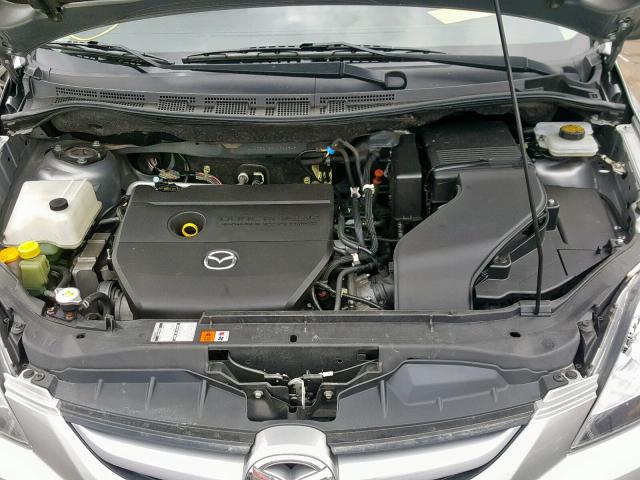 JM1CR2W33A0388343 - 2010 MAZDA 5 SILVER photo 7