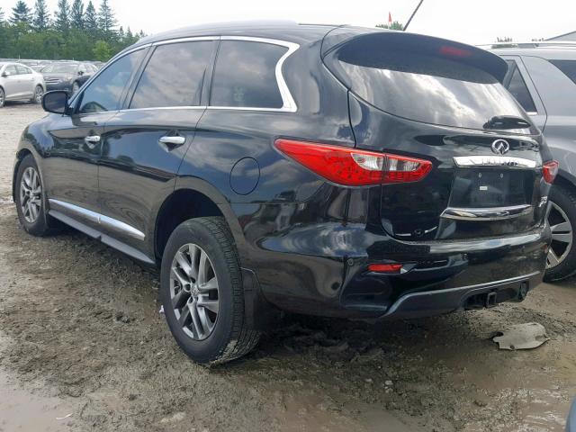 5N1AL0MM3DC327498 - 2013 INFINITI JX35 BLACK photo 3