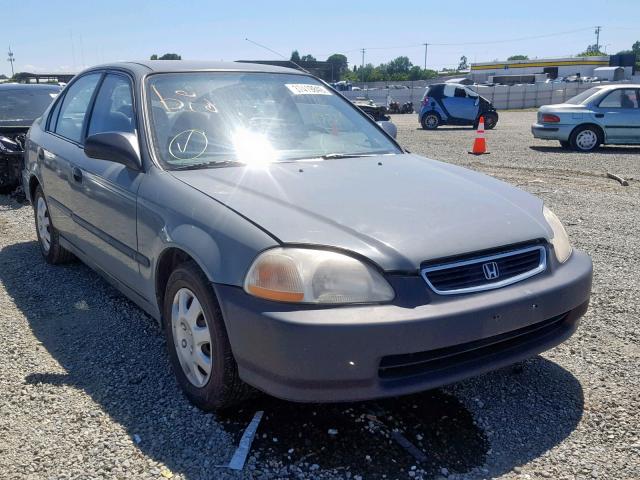 JHMEJ6626WS010039 - 1998 HONDA CIVIC DX BLUE photo 1