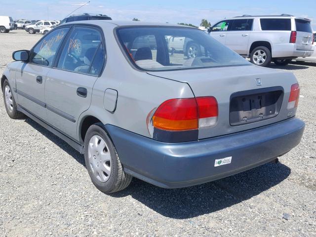 JHMEJ6626WS010039 - 1998 HONDA CIVIC DX BLUE photo 3