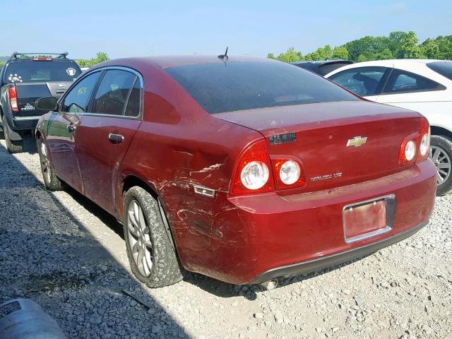 1G1ZE5EBXAF121285 - 2010 CHEVROLET MALIBU LTZ წითელი ფოტო 3