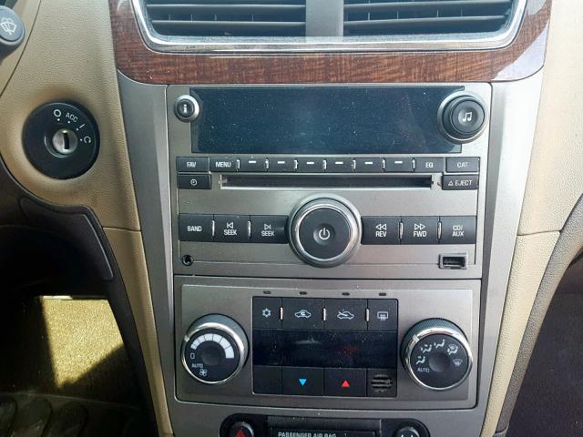 1G1ZE5EBXAF121285 - 2010 CHEVROLET MALIBU LTZ წითელი ფოტო 9