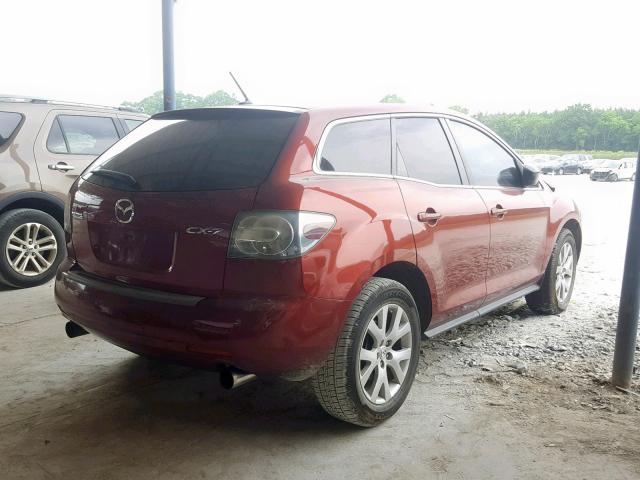 JM3ER293870108663 - 2007 MAZDA CX-7 MAROON photo 4